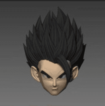 Black Hole Toys / TK Custom 3rd Party Ultimate Gohan Headsculpt