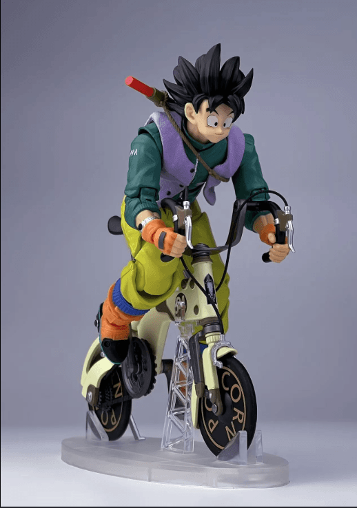KAMIONE Goku baseball boy with bike