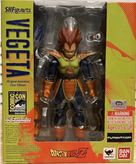 Vegeta Original Animation Color Sdcc 2014